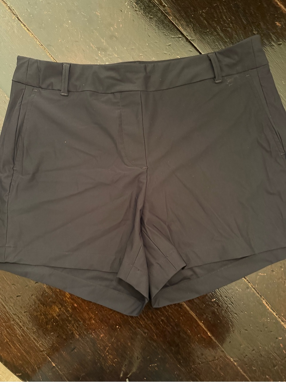 SPANX Black High-Waist Sunshine Solutions Shorts Medium